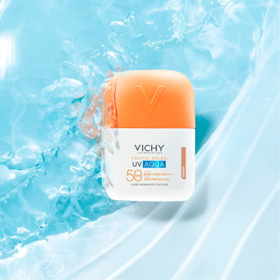 Vichy Capital Soleil UV-Aqua Fluido Cor Medium SPF50 50ml | Farmácia d'Arrábida