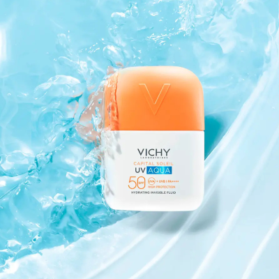 Vichy Capital Soleil UV-Aqua SPF50 Fluido 50ml | Farmácia d'Arrábida