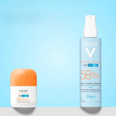 Vichy Capital Soleil UV-Aqua Spray Solar SPF50 200ml | Farmácia d'Arrábida