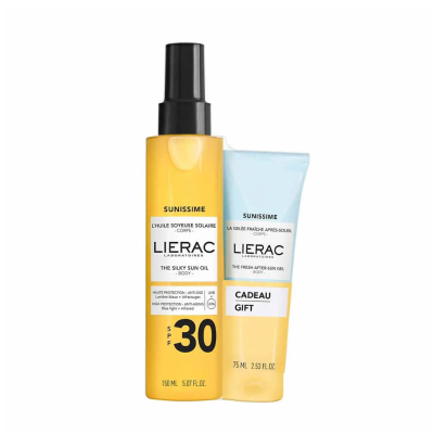 7587279 Lierac Pack Sunissime Óleo Solar SPF30 150ml + Oferta Geleia Pós-Solar 75ml