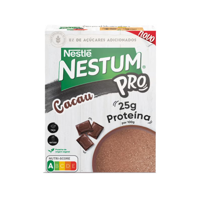 7597013 Nestum PRO Cacau 250g | Proteína Vegetal Sem Açúcares Adicionados | Vitaminas e Ferro