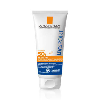 7563338 La Roche-Posay Anthelios UVSport Loção SPF50+ 200ml | Aplicável em pele molhada ou suada