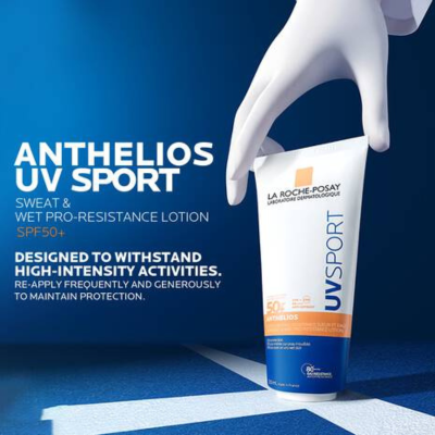 La Roche-Posay Anthelios UVSport Loção SPF50+ 200ml | Farmácia d'Arrábida