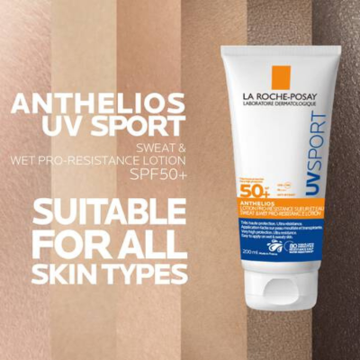 La Roche-Posay Anthelios UVSport Loção SPF50+ 200ml | Farmácia d'Arrábida