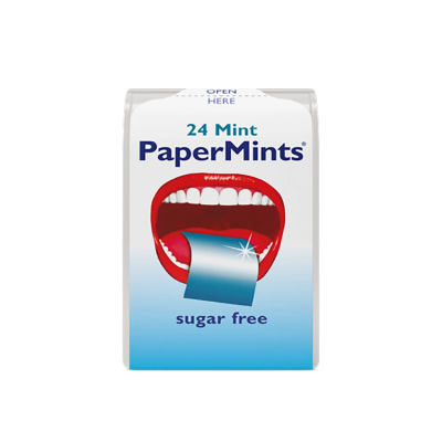 7279109 PaperMints Folhas Refrescantes Hálito Menta 24 Uni. | Hálito Fresco Instantâneo
