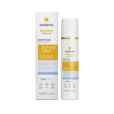 7493759 Sesderma Repaskin Urban 365 Pele Sensível SPF50+ 50ml | Protetor solar para pele sensível