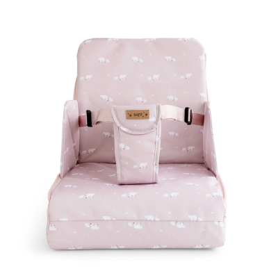 Saro Cadeira Refeição Portátil 2 em 1 Polar Rosa | Farmácia d'Arrábida