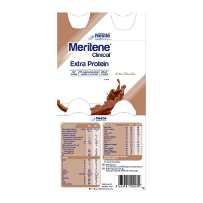 Meritene Clinical Extra Protein Chocolate 4x200ml | Farmácia d'Arrábida
