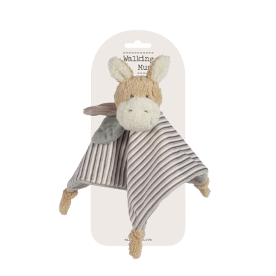 Walking Mum Doudou Burro Botton Riscas | Farmácia d'Arrábida