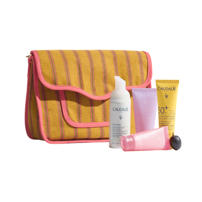 7580951 Caudalie Bolsa Essenciais Verão 2026 | Coffret Viagem compatível com cabine