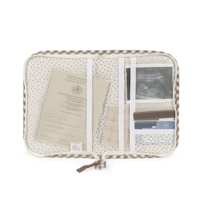 Walking Mum Porta Documentos Bebé Vichy Moka | Farmácia d'Arrábida