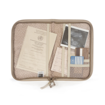 Walking Mum Porta Documentos Bebé Caetana Sand | Farmácia d'Arrábida