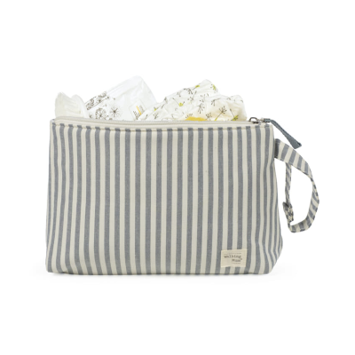 Walking Mum Necessaire Praliné Strips Matcha 26cm | Farmácia d'Arrábida