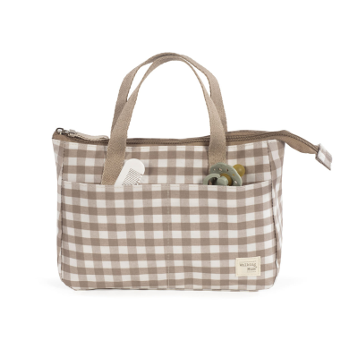 8435748602780 Walking Mum Necessaire com Alças Caetana Sand 27cm