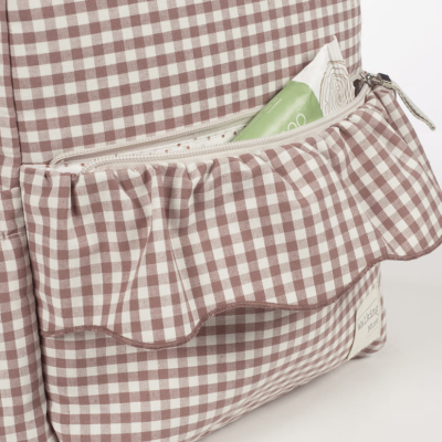 Walking Mum Mochila Maternidade Praliné Vichy Moka | Farmácia d'Arrábida