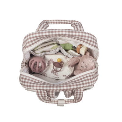 Walking Mum Mochila Maternidade Praliné Vichy Moka | Farmácia d'Arrábida