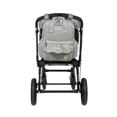 Walking Mum Mochila Maternidade Praliné Vichy Matcha | Farmácia d'Arrábida