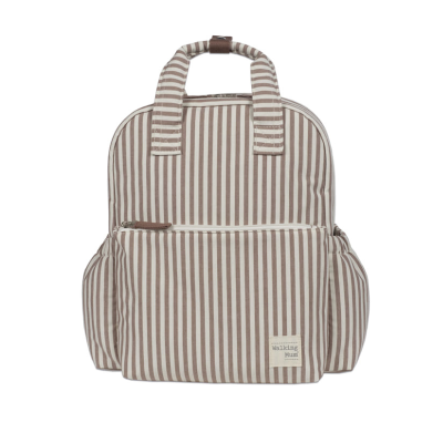 Walking Mum Mochila Maternidade Praliné Strips Moka | Farmácia d'Arrábida