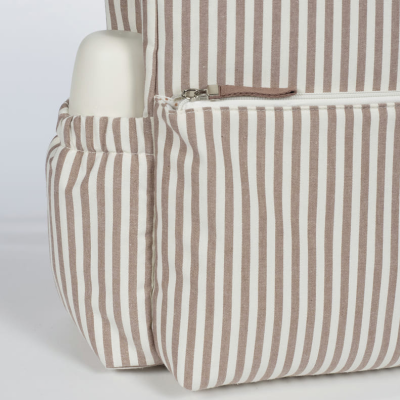 Walking Mum Mochila Maternidade Praliné Strips Moka | Farmácia d'Arrábida