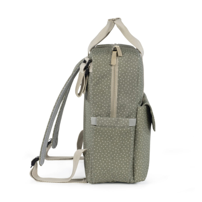 Walking Mum Mochila Maternidade Polka Dot Poppy Moss | Farmácia d'Arrábida