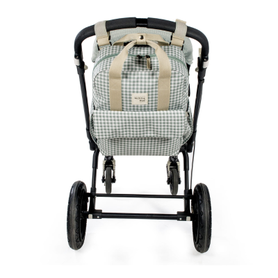 Walking Mum Mochila Maternidade I Love Vichy Green | Farmácia d'Arrábida