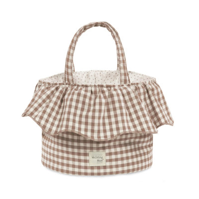 Walking Mum Cesta Organizadora Praliné Vichy Moka