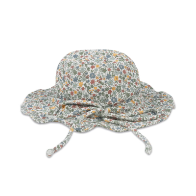 8435748610822 Walking Mum Chapéu Sol Bebé Flowers com Proteção UV  | 9–24 meses