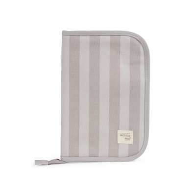 8435748605583 Walking Mum Porta Documentos Bebé Sintra Bege | Padrão Riscas