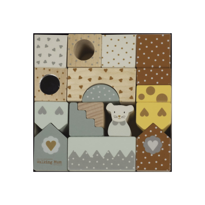 Walking Mum Blocos de Madeira Poppy +12Meses | Farmácia d'Arrábida