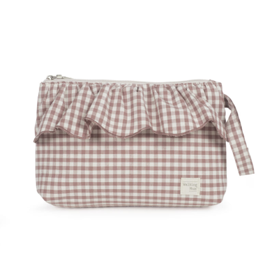 8435748609345 Walking Mum Necessaire Praliné Vichy Moka 26cm | Ideal para organizar produtos de higiene