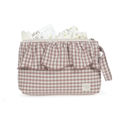 Walking Mum Necessaire Praliné Vichy Moka 26cm | Farmácia d'Arrábida