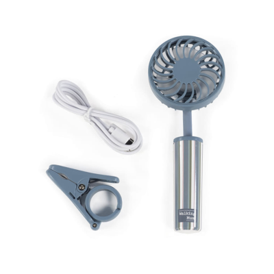 Walking Mum Ventoinha para Carrinho Bebé Strips | Inclui cabo USB