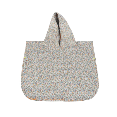 Walking Mum Poncho Toalha Flowers Tamanho Único | Com proteção SPF50+