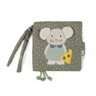 8435748603244 Walking Mum Livro Tecido Didático Rato Poppy | Estimula os sentidos e a curiosidade