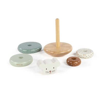 Walking Mum Anéis Madeira para Empilhar Rato Poppy | Farmácia d'Arrábida