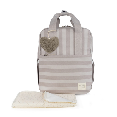 8435748605484 Walking Mum Mochila Maternidade Sintra Bege | Muda fraldas incluído