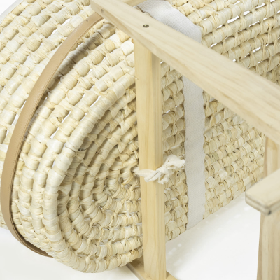 Walking Mum Berço/Alcofa Moises em Mimbre 80×40cm | Farmácia d'Arrábida