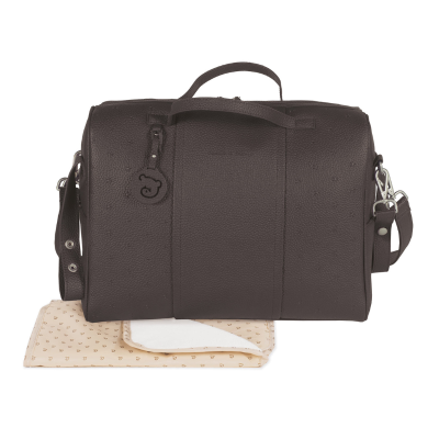 8435748606962 Pasito a Pasito Saco Muda Fralda London Brown | Bolsa Maternidade Elegante com Trocador