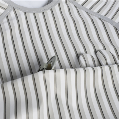 Walking Mum Babete Manga Curta Botton Strips | Farmácia d'Arrábida