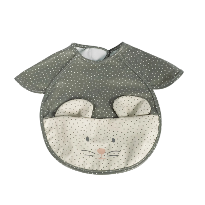 Walking Mum Babete Manga Curta Poppy Moss | Tecido Impermeável