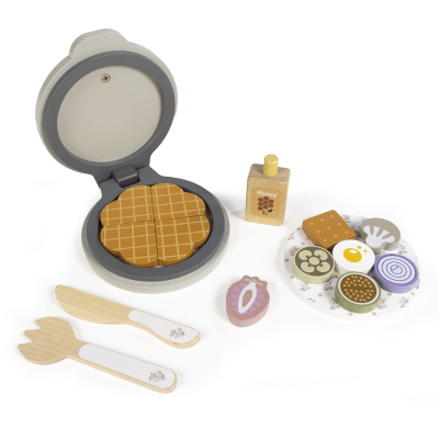 8435748607204 Walking Mum Máquina Waffles de Madeira | 17 Peças | Certificação FSC | +3 Anos