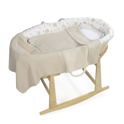 Pasito a Pasito Manta Tricot Bege 75x100cm | Farmácia d'Arrábida