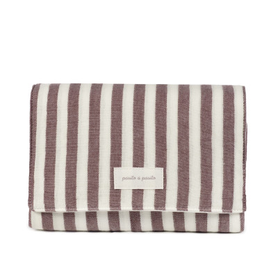 8435748607570 Pasito a Pasito Muda Fraldas Cherry Strips | Trocador Dobrável 50x70 cm