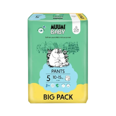 7293142 Muumi Baby Big Pack Fralda Cueca T5 10-15Kg 54 Uni.