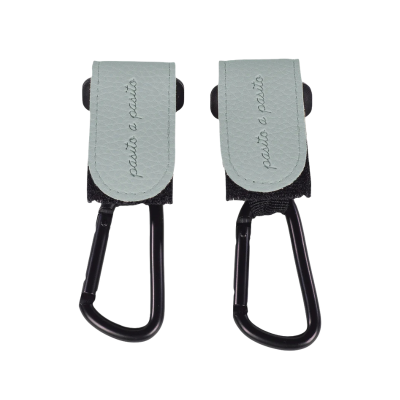 8435748603336 Pasito a Pasito Ganchos para Carrinho Bebé Icon Verde | 2 Unidades | Até 5 kg Cada