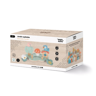 Saro Jardim Empilhável Madeira +12M | Farmácia d'Arrábida