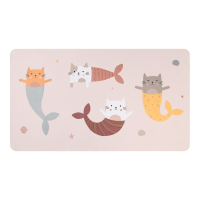 8434149400377 Monnëka Toalha de Praia Mermaid Cats | Microfibra 160x90cm | Secagem Rápida