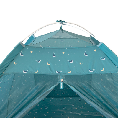 Monnëka Tenda Infantil Whale Teal UPF50+ e Mosquiteiro | Farmácia d'Arrábida