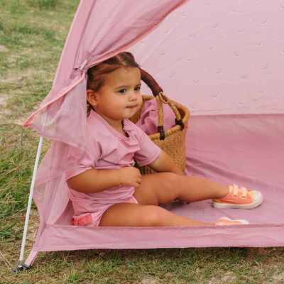 Monnëka Tenda Infantil Whale Pink UPF50+ e Mosquiteiro | Farmácia d'Arrábida