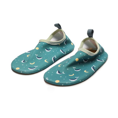 8434149224072 Monnëka Sapatinhos de Praia Whale Teal T20/21 | Proteção UV50+ | Sola Antiderrapante EVA